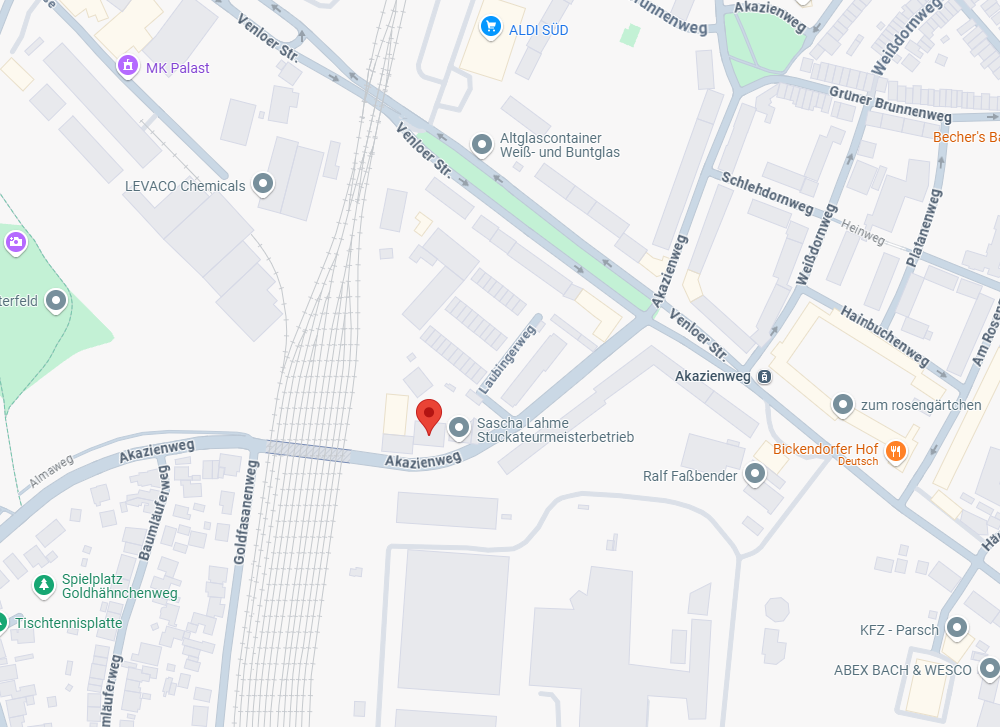 Karte vom Akazienweg